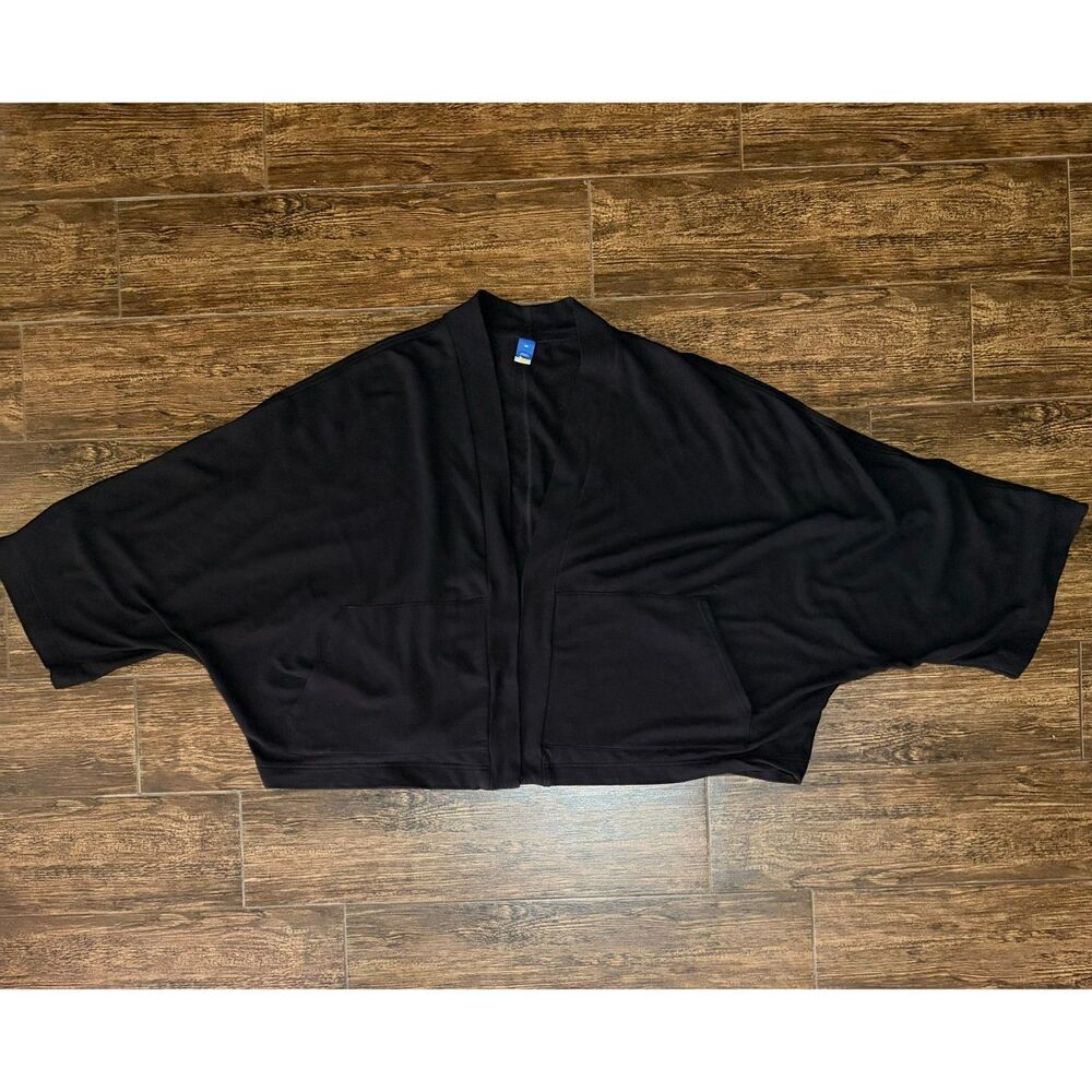 Old Navy Black Open-Front Kimono Cardigan - 2X